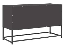 Móvel De Tv*vidaxl Móvel de TV 100,5x39x60,5 cm aço laminado a frio Preto