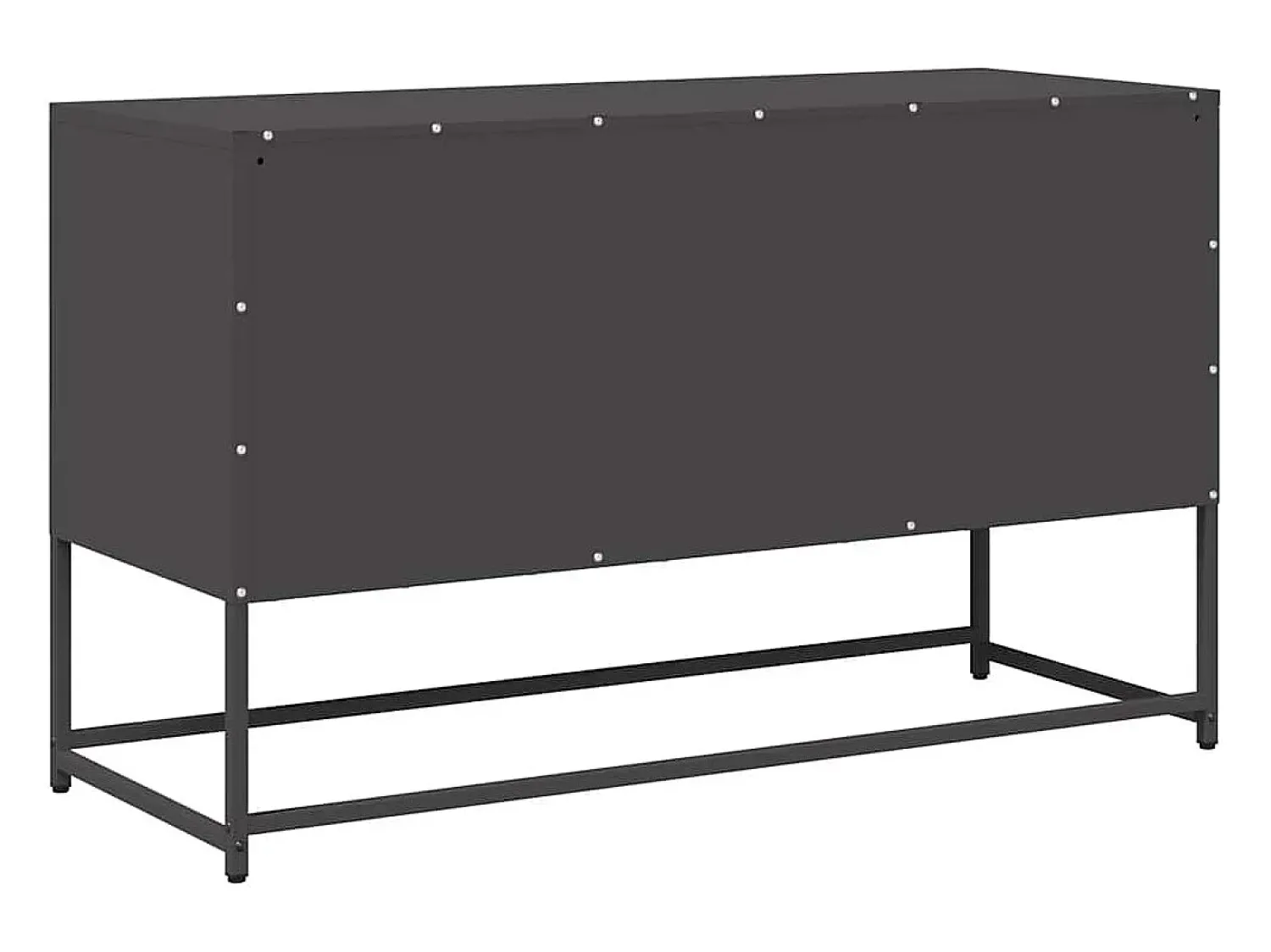 Móvel De Tv*vidaxl Móvel de TV 100,5x39x60,5 cm aço laminado a frio Preto