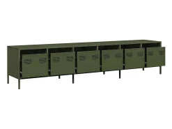 Móvel De Tv*vidaxl Móvel de TV 202x39x43,5 cm aço laminado a frio -azeitona Verde