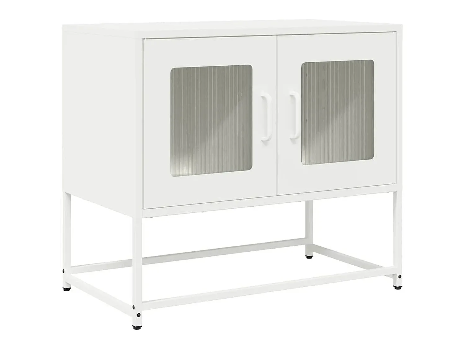 Móvel De Tv|vidaxl Móvel de TV 68x39x60,5 cm aço laminado a frio Branco