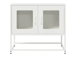 Móvel De Tv|vidaxl Móvel de TV 68x39x60,5 cm aço laminado a frio Branco