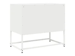 Móvel De Tv|vidaxl Móvel de TV 68x39x60,5 cm aço laminado a frio Branco