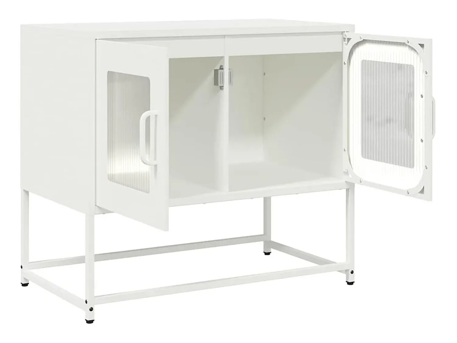 Móvel De Tv|vidaxl Móvel de TV 68x39x60,5 cm aço laminado a frio Branco