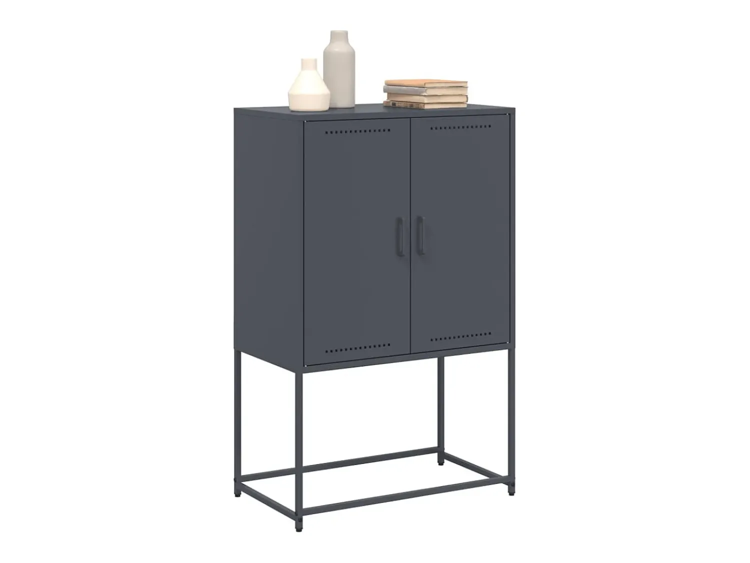 Móvel De Tv|vidaxl Móvel de TV 68x39x60,5 cm aço Preto