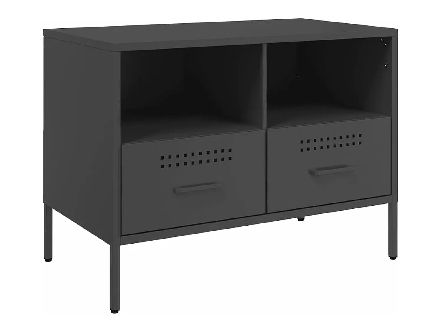 Móvel De Tv* Móvel de TV 68x39x50,5 cm aço PT208056 Preto
