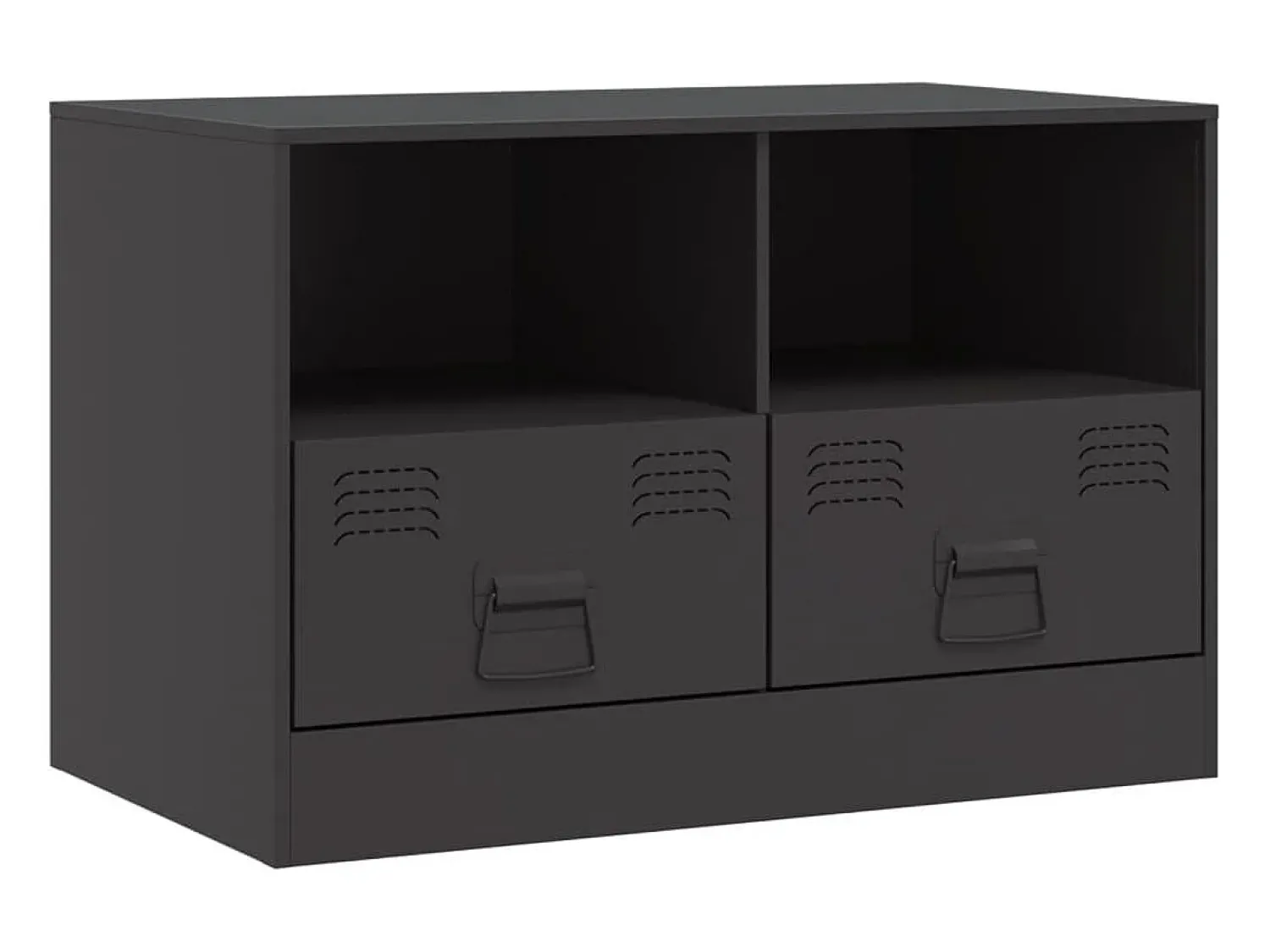 Móvel De Tv* Móvel de TV 67x39x44 cm aço PT689849 Preto