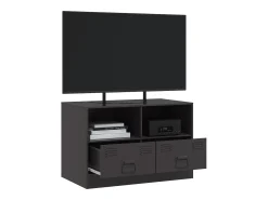 Móvel De Tv* Móvel de TV 67x39x44 cm aço PT689849 Preto