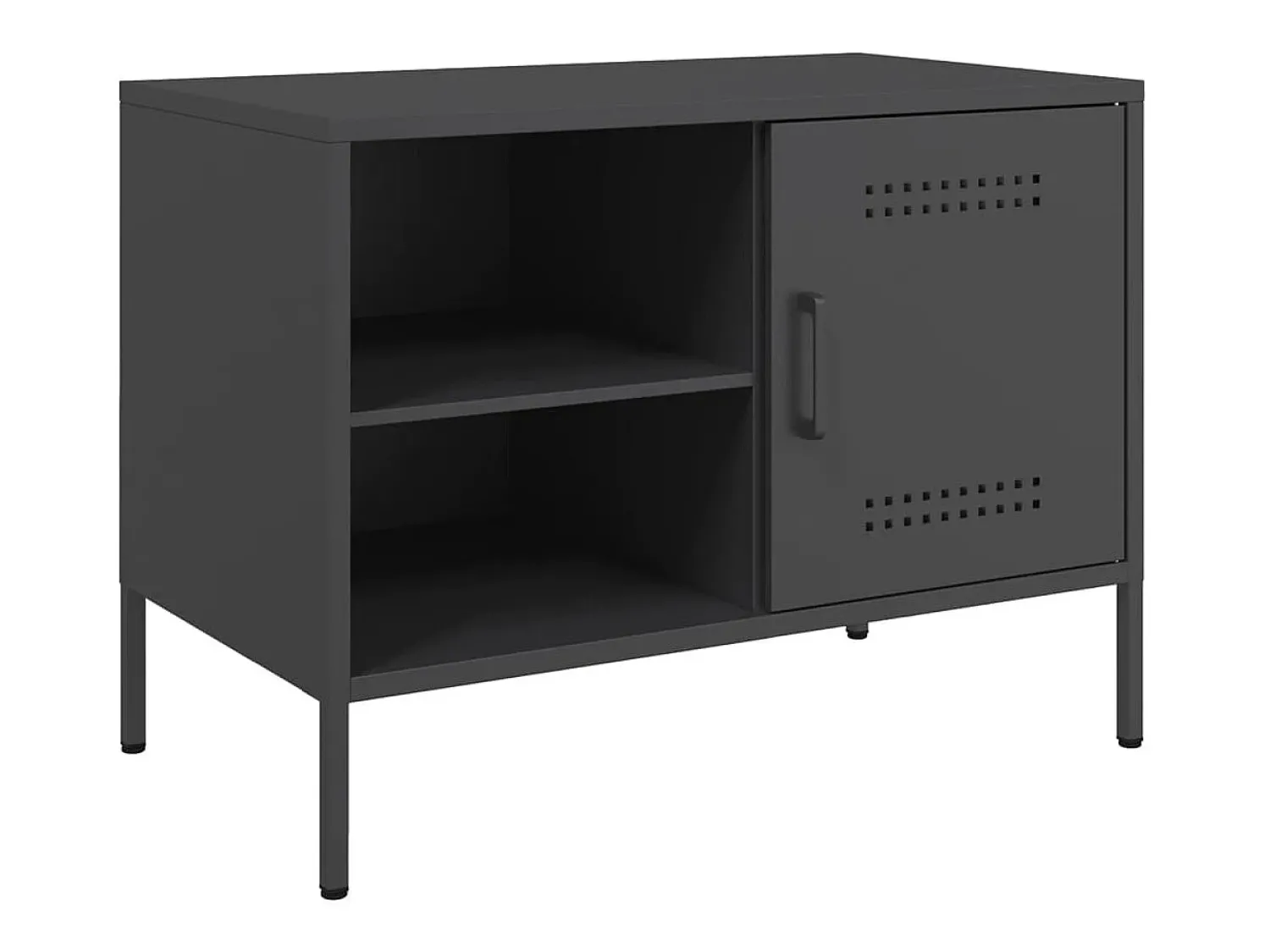 Móvel De Tv| Móvel de TV 68x39x50,5 cm aço PT349757 Preto
