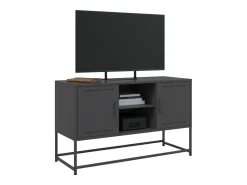 Móvel de TV 100,5x39x60,5 cm aço PT478552 Preto