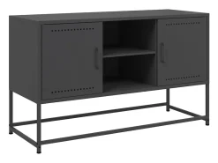 Móvel de TV 100,5x39x60,5 cm aço PT478552 Preto