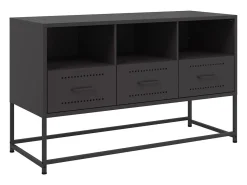 Clearance Móvel de TV 100,5x39x60,5 cm aço PT414089 Preto