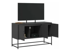Móvel De Tv* Móvel de TV 100,5x39x60,5 cm aço PT806203 Preto