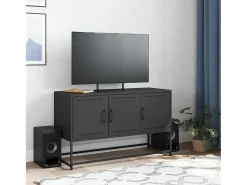 Móvel De Tv* Móvel de TV 100,5x39x60,5 cm aço PT806203 Preto
