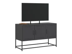 Móvel De Tv* Móvel de TV 100,5x39x60,5 cm aço PT806203 Preto
