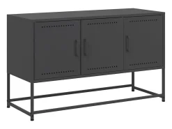 Móvel De Tv* Móvel de TV 100,5x39x60,5 cm aço PT806203 Preto