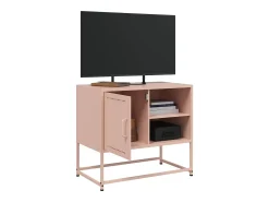 Móvel De Tv*vidaxl Móvel de TV 68x39x60,5 cm aço Rosa