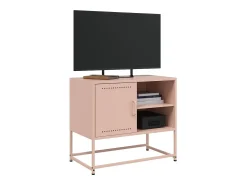 Móvel De Tv*vidaxl Móvel de TV 68x39x60,5 cm aço Rosa