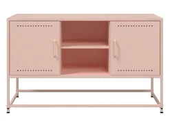 Móvel De Tv*vidaxl Móvel de TV 100,5x39x60,5 cm aço Rosa