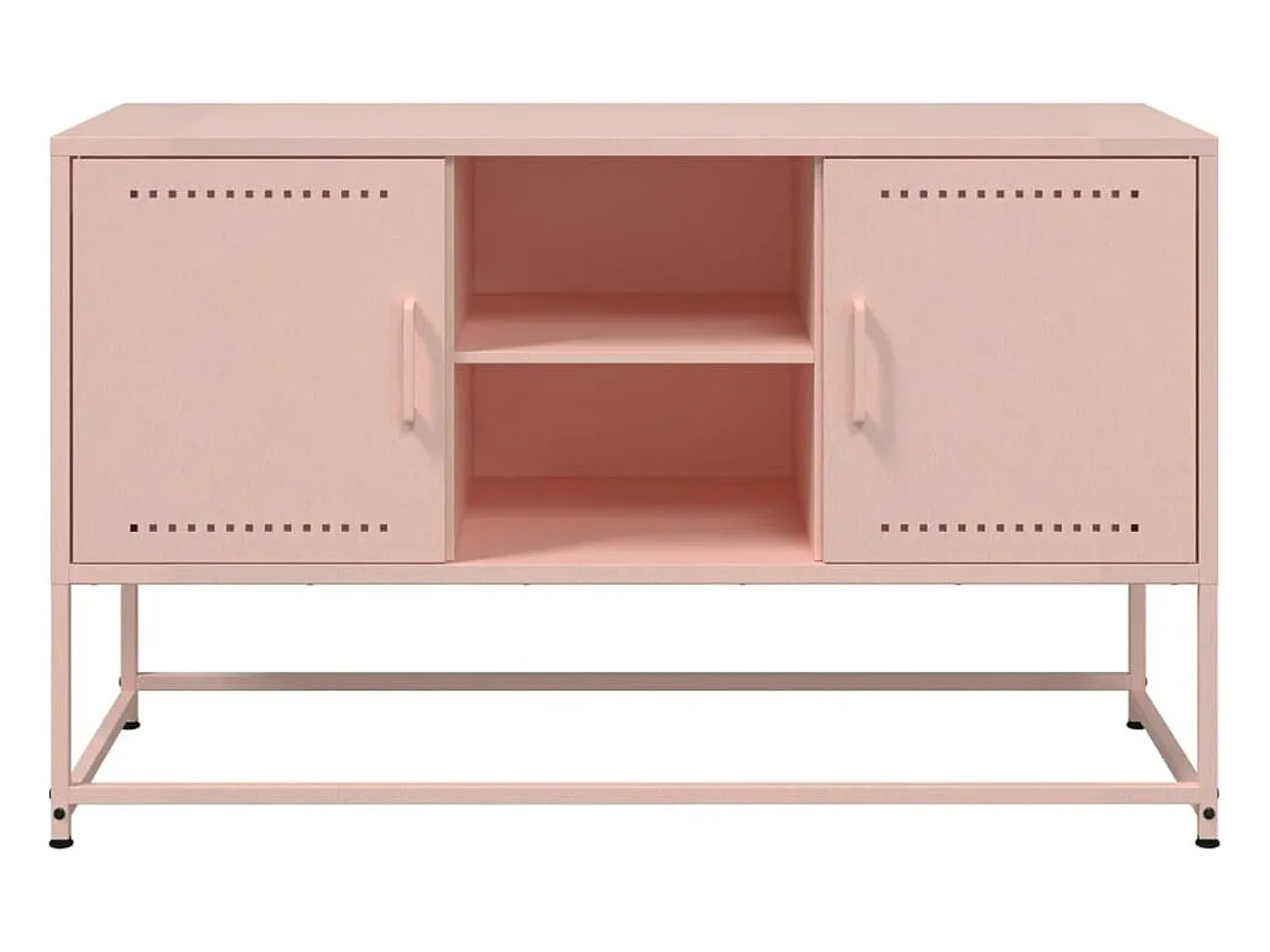 Móvel De Tv*vidaxl Móvel de TV 100,5x39x60,5 cm aço Rosa