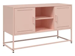 Móvel De Tv*vidaxl Móvel de TV 100,5x39x60,5 cm aço Rosa