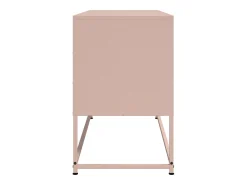 Móvel De Tv*vidaxl Móvel de TV 100,5x39x60,5 cm aço Rosa
