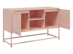 Móvel De Tv*vidaxl Móvel de TV 100,5x39x60,5 cm aço Rosa