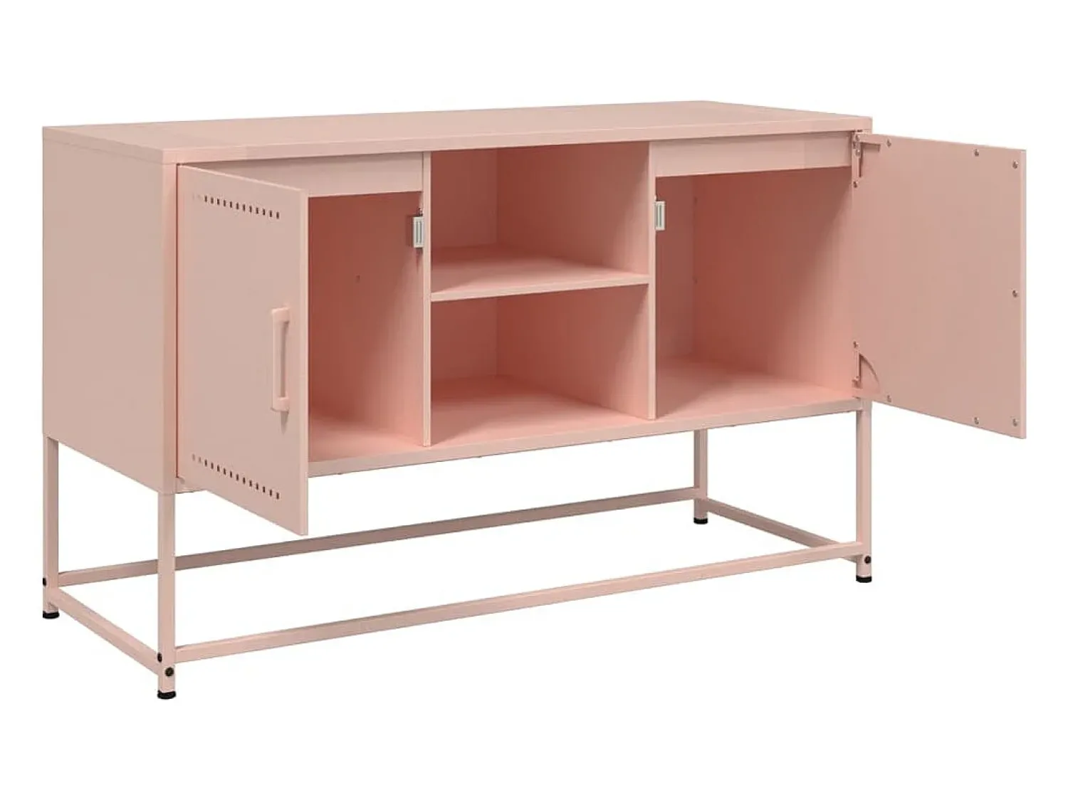 Móvel De Tv*vidaxl Móvel de TV 100,5x39x60,5 cm aço Rosa