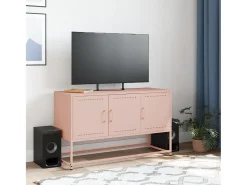 Móvel De Tv* Móvel de TV 100,5x39x60,5 cm aço PT587644 Rosa