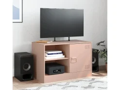 Móvel de TV 67x39x44 cm aço PT805557^ Móvel De Tv