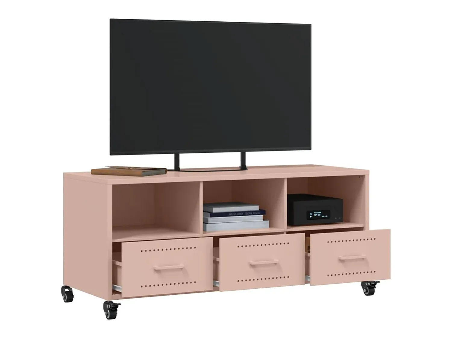 Sale Móvel de TV 100,5x39x43,5 cm aço PT293577 Rosa