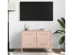Móvel De Tv* Móvel de TV 68x39x50,5 cm aço PT977082 Rosa