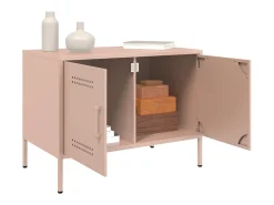 Móvel De Tv* Móvel de TV 68x39x50,5 cm aço PT977082 Rosa