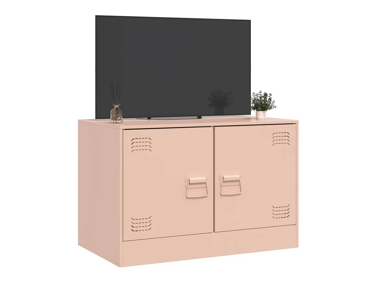 Móvel De Tv| Móvel de TV 67x39x44 cm aço PT122452 Rosa