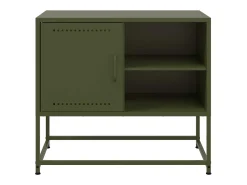 vidaxl Móvel de TV 68x39x60,5 cm aço azeitona^ Móvel De Tv