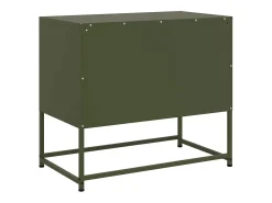 vidaxl Móvel de TV 68x39x60,5 cm aço azeitona^ Móvel De Tv