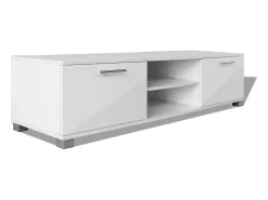 vidaxl Móvel de TV 120x40,5x35 cm branco brilhante^ Móvel De Tv