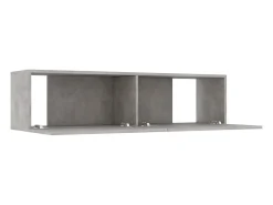 Móvel de TV 120x30x30 cm contraplacado cimento PT843559^ Móvel De Tv