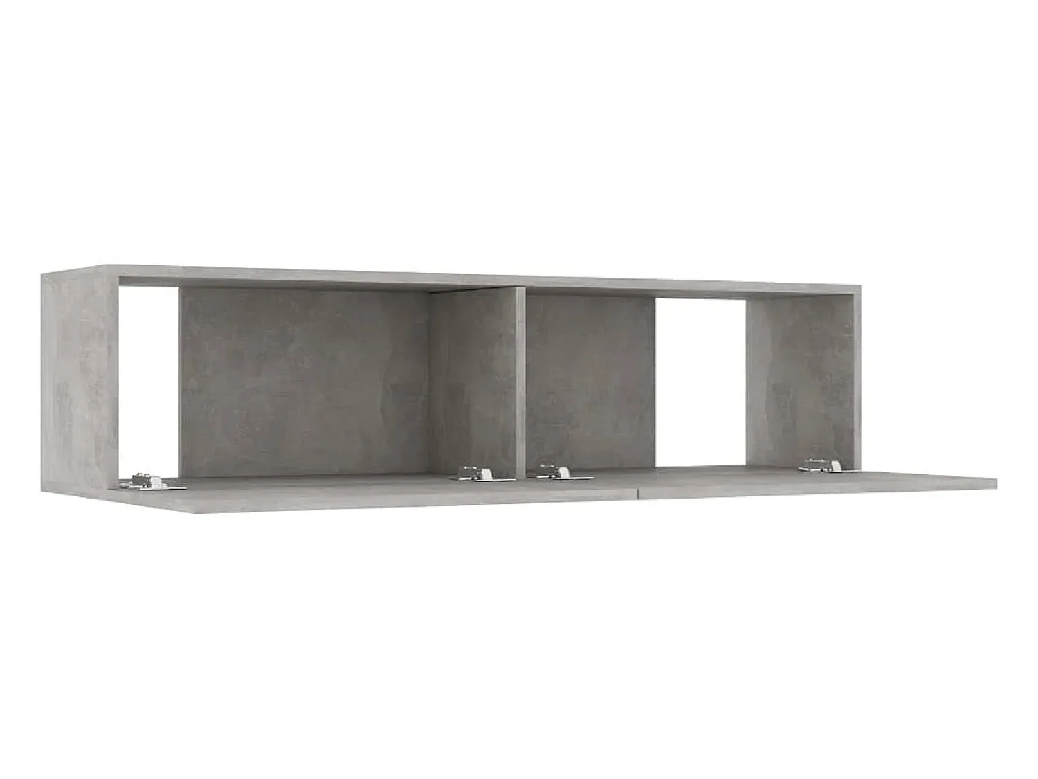 Móvel de TV 120x30x30 cm contraplacado cimento PT843559^ Móvel De Tv