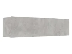 Móvel de TV 120x30x30 cm contraplacado cimento PT843559^ Móvel De Tv