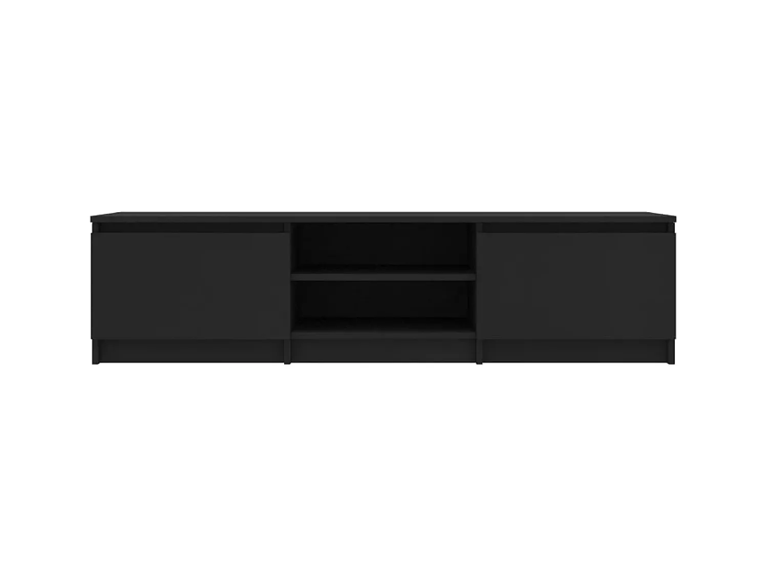 Discount Móvel de TV 140x40x35,5 cm contraplacado PT927274 Preto