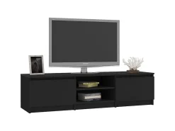 Discount Móvel de TV 140x40x35,5 cm contraplacado PT927274 Preto