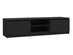 Discount Móvel de TV 140x40x35,5 cm contraplacado PT927274 Preto