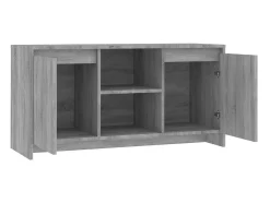 Móvel de TV 102x37,5x52,5 cm contraplacado cor sonoma PT239655^ Móvel De Tv