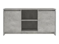Móvel de TV 102x37,5x52,5 cm contraplacado -cimento PT588300^ Móvel De Tv