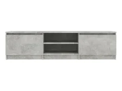 Móvel de TV 140x40x35,5 cm contraplacado concreto PT122476^ Móvel De Tv