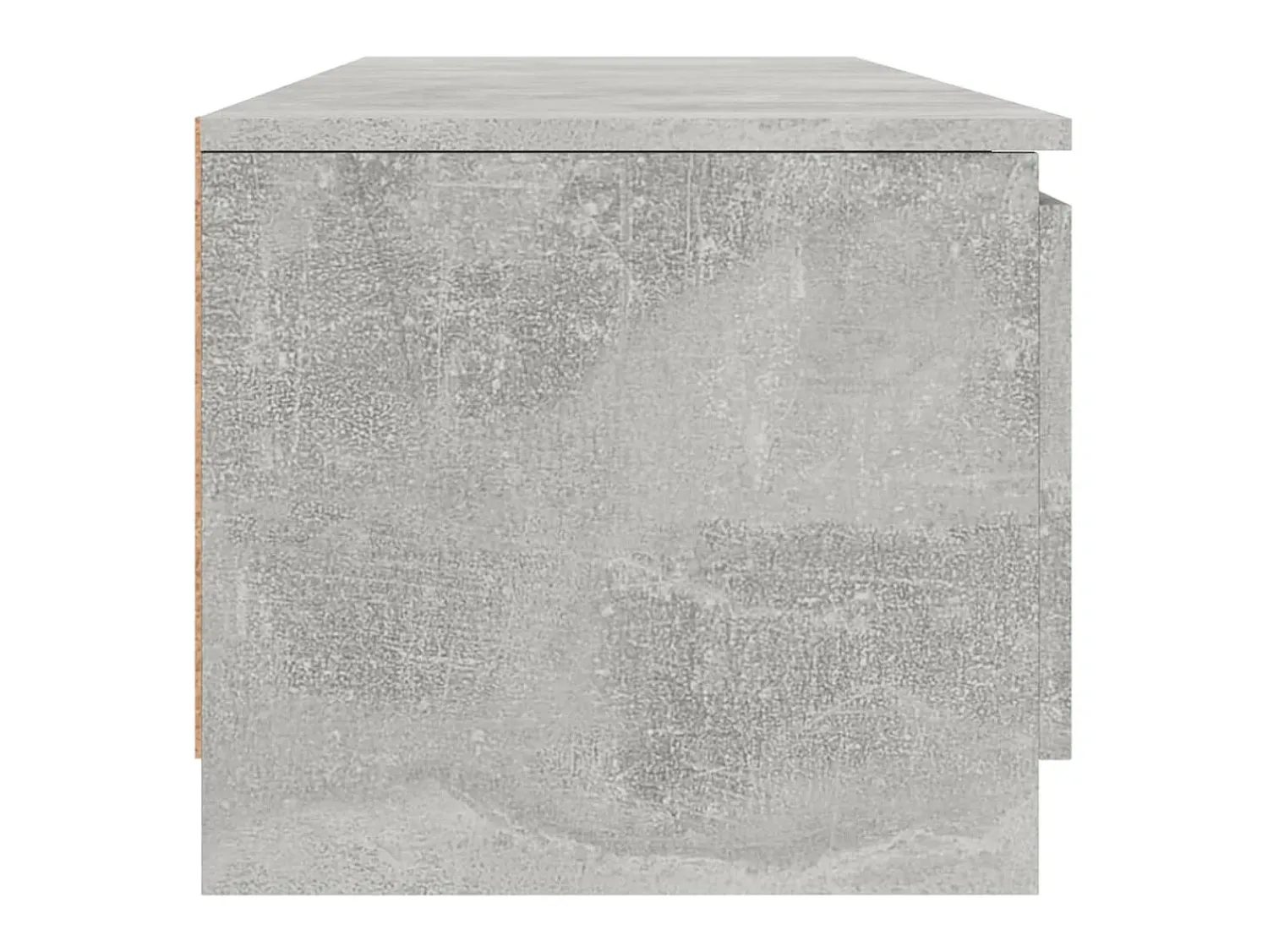 Móvel de TV 140x40x35,5 cm contraplacado concreto PT122476^ Móvel De Tv
