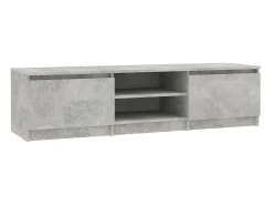 Móvel de TV 140x40x35,5 cm contraplacado concreto PT122476^ Móvel De Tv