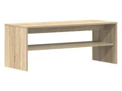 Outlet vidaxl Móvel de TV 100x40x40 cm contraplacado carvalho sonoma Castanho