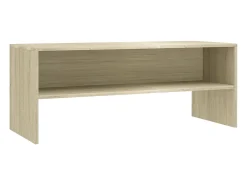 Móvel de TV 100x40x40 cm contraplacado carvalho sonoma PT972701^ Móvel De Tv