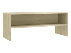 Móvel de TV 100x40x40 cm contraplacado carvalho sonoma PT972701^ Móvel De Tv